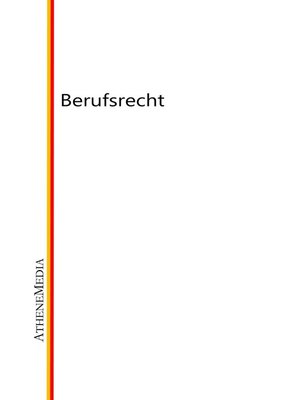 cover image of Berufsrecht